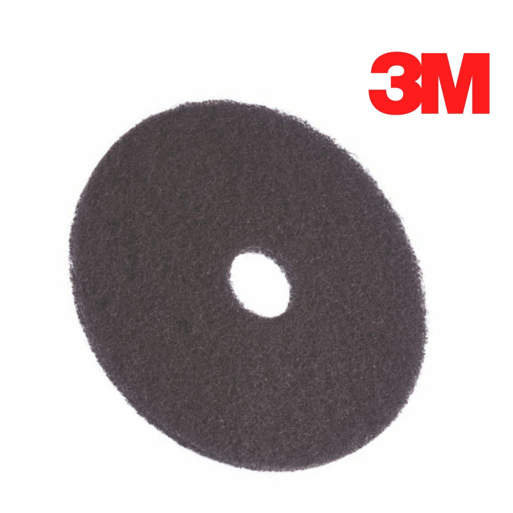 510mm Black Cleaning Pad (20") 3M