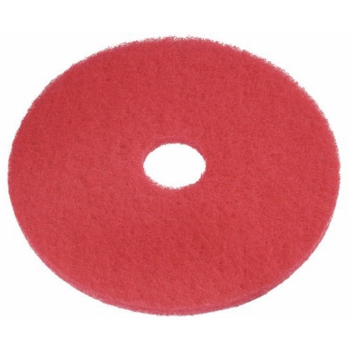 [PE17R] 430mm Red Cleaning Pad (17")
