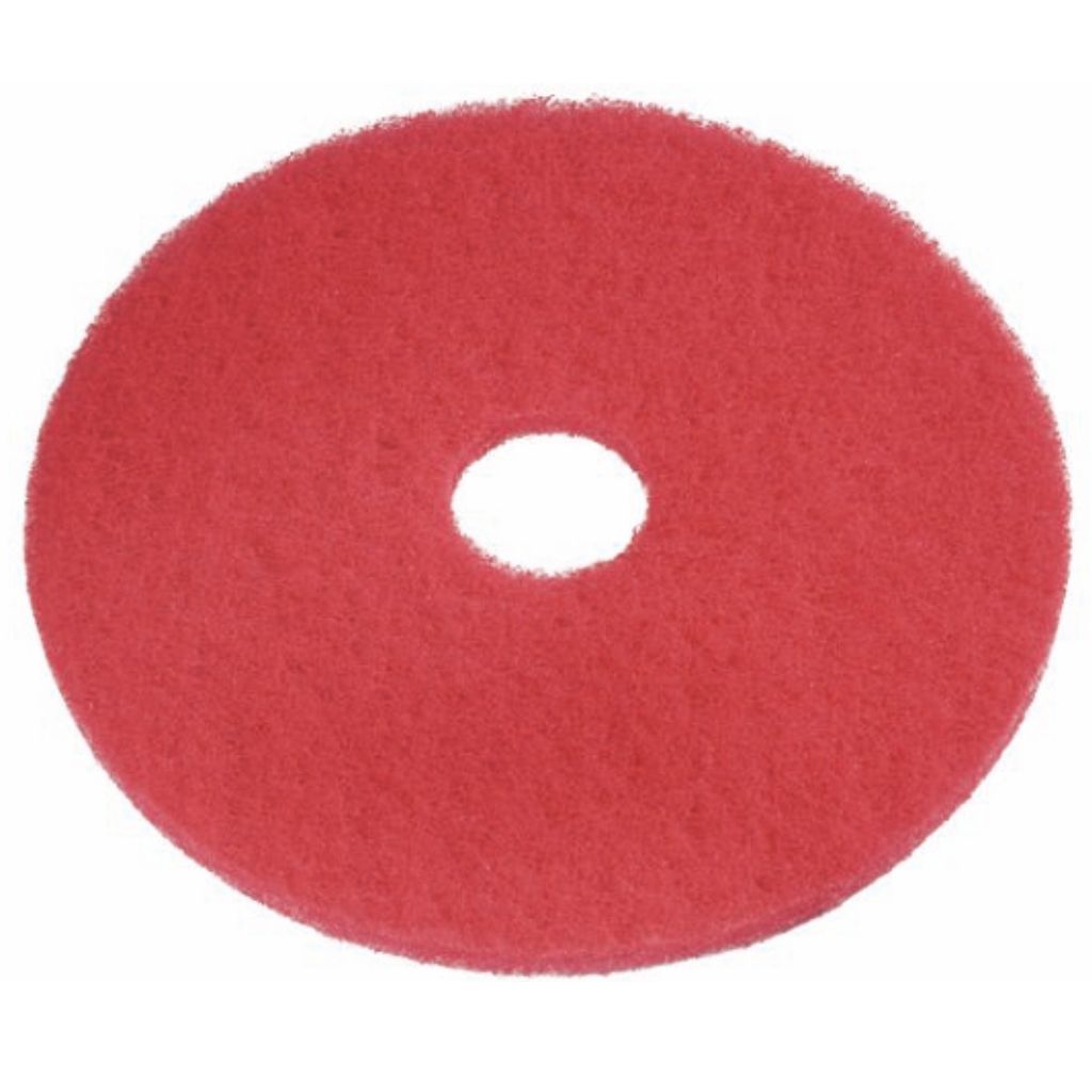 305mm Red Cleaning Pad (12")