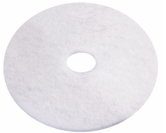 305mm White Cleaning Pad (12")