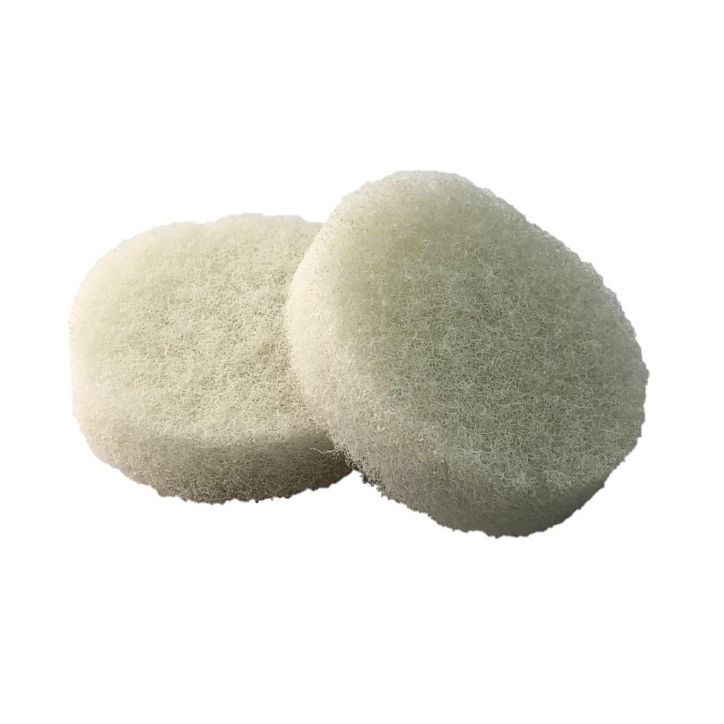 4" White Pads (10pcs) - i-scrub 21B