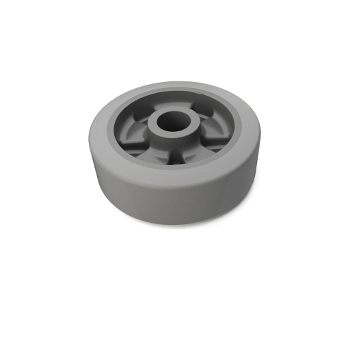[1060130] Tennant Wheel, 06.0D 2.00W 1.19B, Gray Rbr