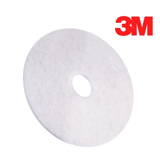 [3M12W] 305mm White Cleaning Pad (12") 3M