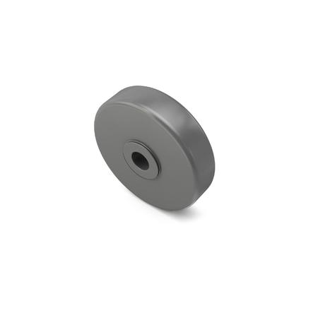 [222066] Tennant Rubber Castor Wheel